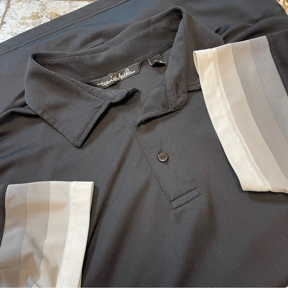 Travis Mathew Other - Travis Mathew Mens Large Black Polyester Blend Short Sleeve Golf Polo